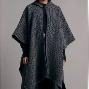 Rag & Bone Rogue Recycled Wool Hoodie Poncho - never worn